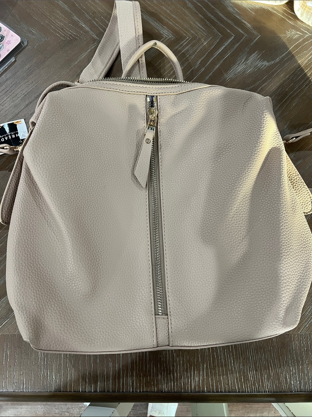 Neutral Taupe Women's Backpack - Urban Vegan